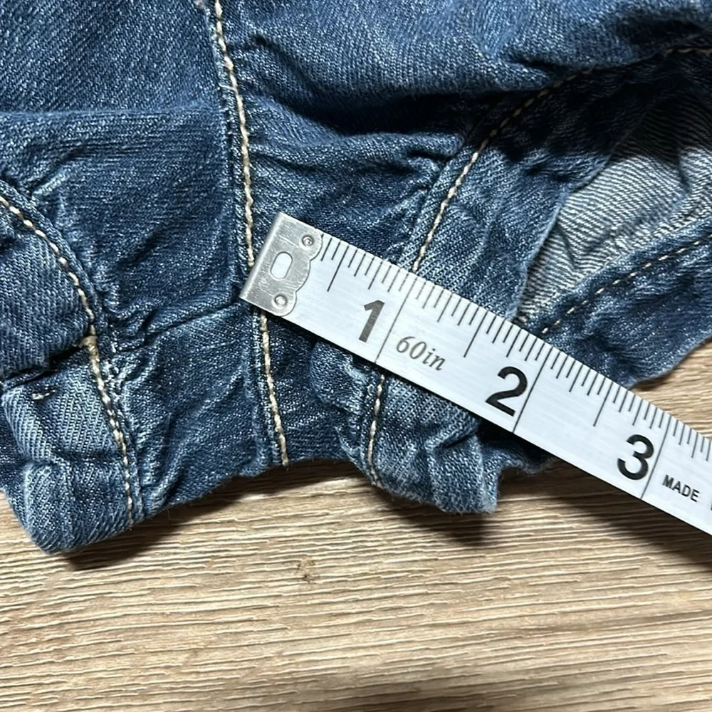 GYMBOREE Denim Star Patch with Red/White Star Bandanna Belt